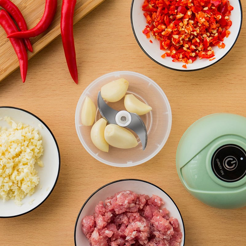 💯🔥USB Rechargebale Electric Garlic Grinder