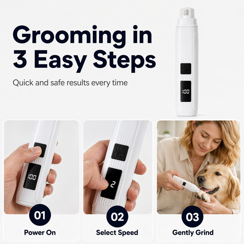 🐱Last Day Promotion 49% OFF🐕Electric Pet Nail Grinder with LED Power Display