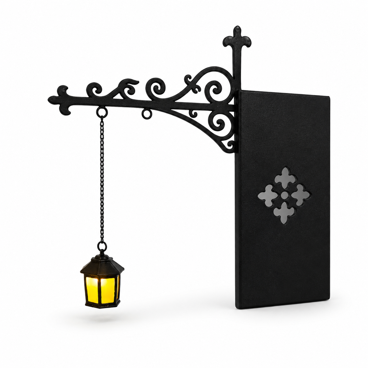 Lighted Halloween Hanging Bookshelf Sign Bookend