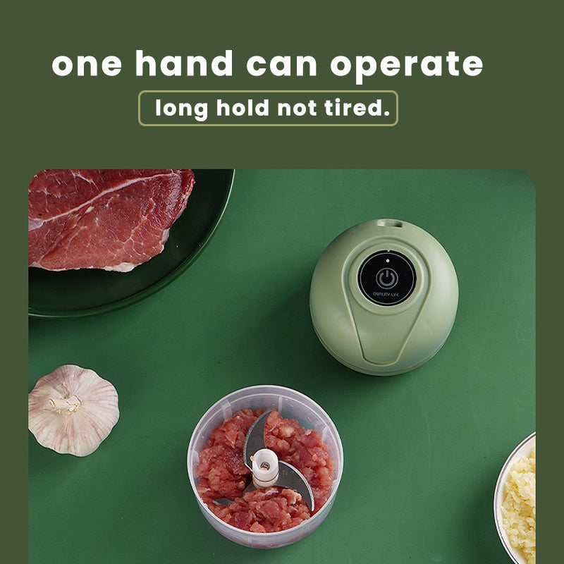 💯🔥USB Rechargebale Electric Garlic Grinder