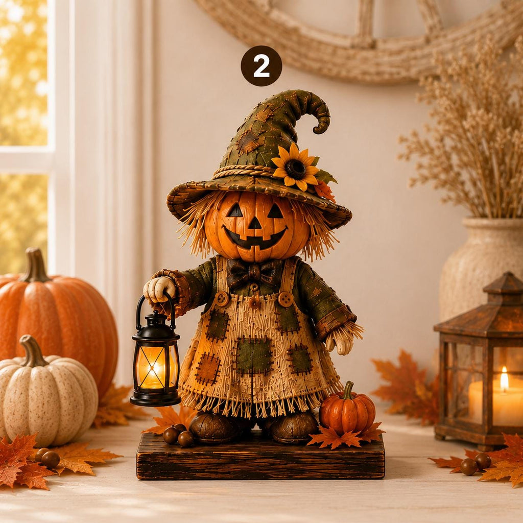 Spooky Figurine Halloween Sign