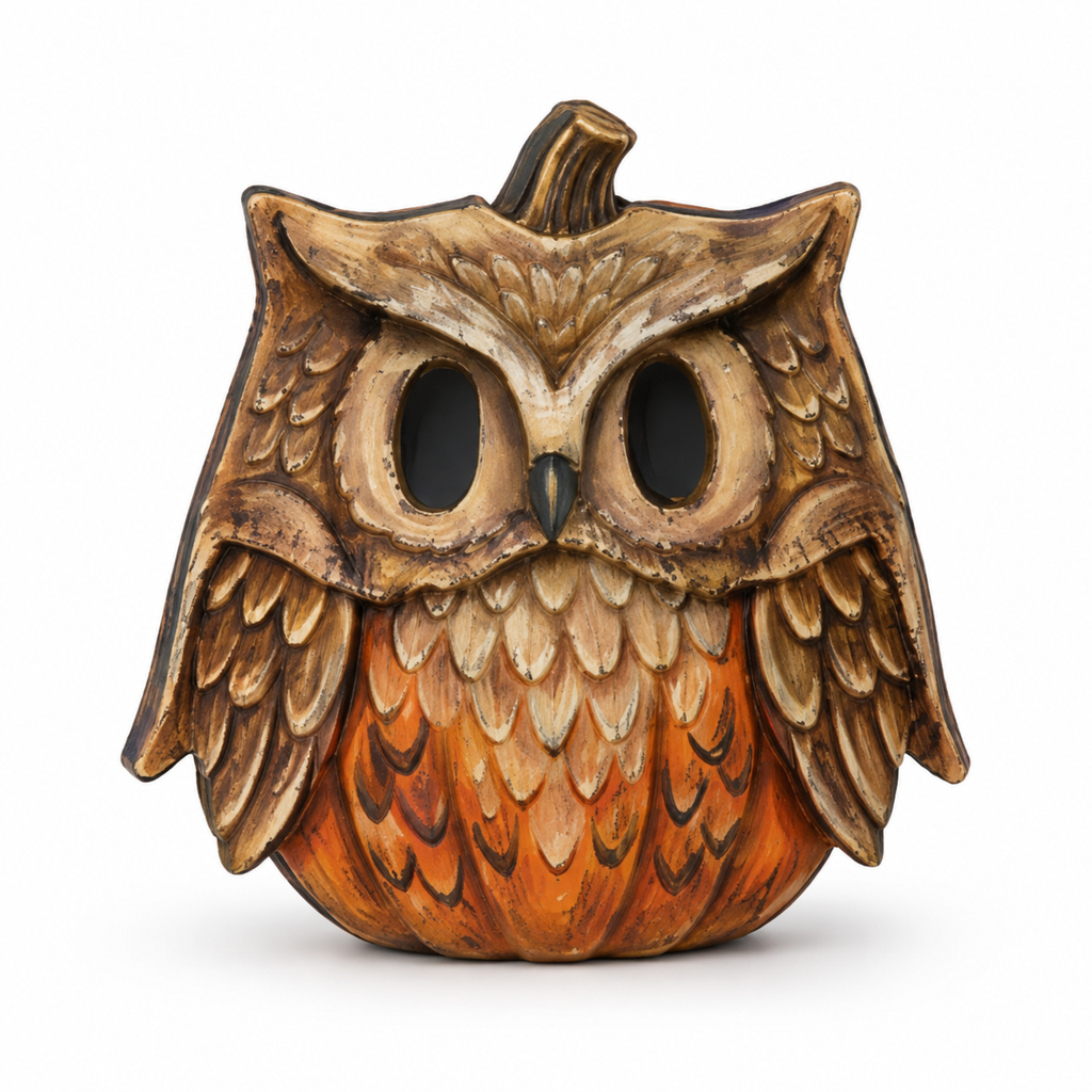 Spooky Halloween Pumpkin Wooden Tabletop Decor