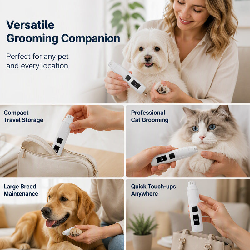 🐱Last Day Promotion 49% OFF🐕Electric Pet Nail Grinder with LED Power Display